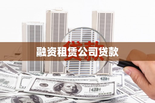 瑞金融资租赁公司贷款