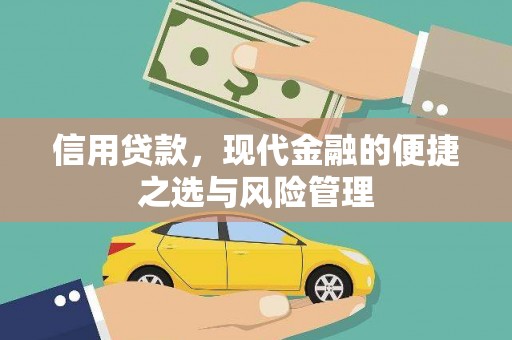 瑞金信用贷款，现代金融的便捷之选与风险管理