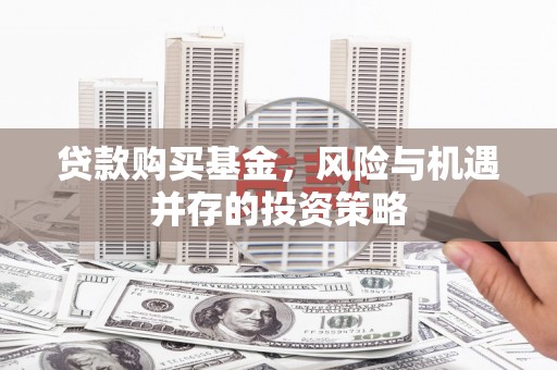 瑞金贷款购买基金，风险与机遇并存的投资策略