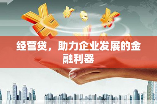 瑞金经营贷，助力企业发展的金融利器