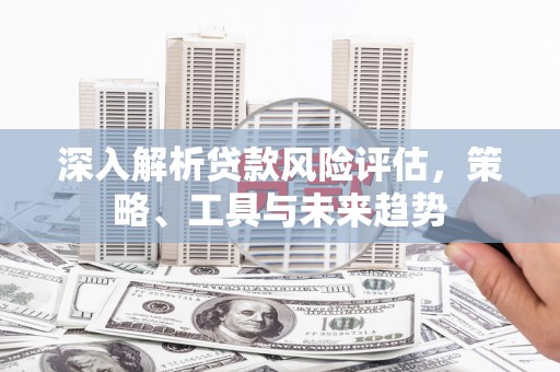 瑞金深入解析贷款风险评估，策略、工具与未来趋势