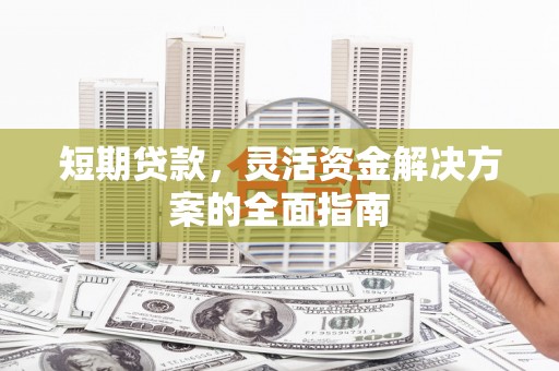 瑞金短期贷款，灵活资金解决方案的全面指南