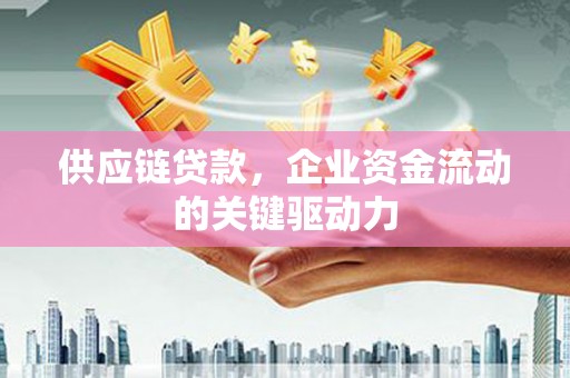 瑞金供应链贷款，企业资金流动的关键驱动力