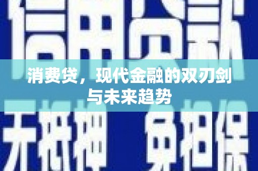 瑞金消费贷，现代金融的双刃剑与未来趋势