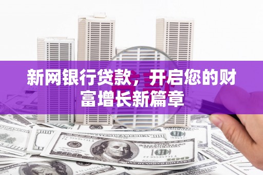 瑞金新网银行贷款，开启您的财富增长新篇章