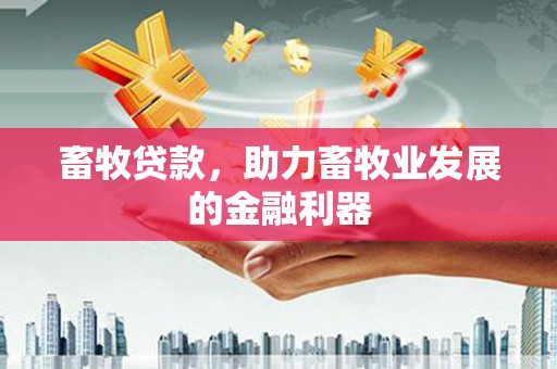 瑞金畜牧贷款，助力畜牧业发展的金融利器