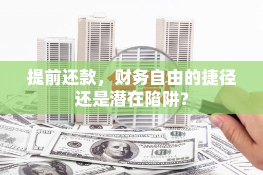 瑞金提前还款，财务自由的捷径还是潜在陷阱？
