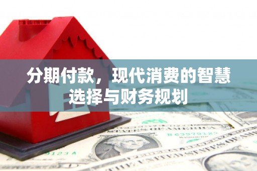 瑞金分期付款，现代消费的智慧选择与财务规划