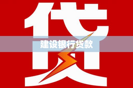 瑞金建设银行贷款