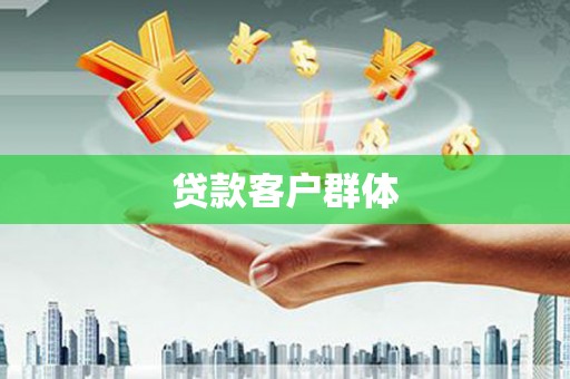 瑞金贷款客户群体