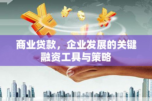 瑞金商业贷款，企业发展的关键融资工具与策略