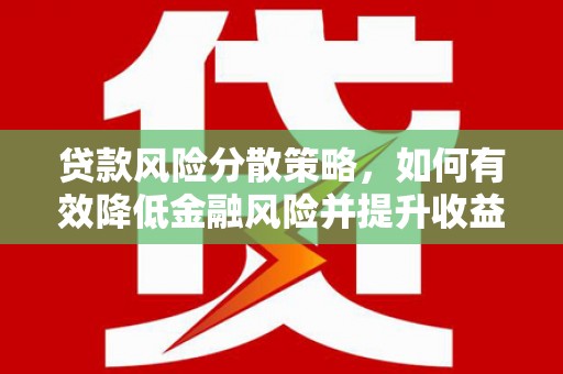 瑞金贷款风险分散策略，如何有效降低金融风险并提升收益