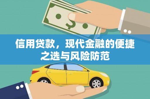 瑞金信用贷款，现代金融的便捷之选与风险防范