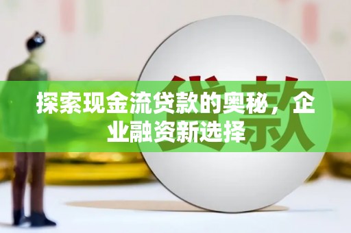 瑞金探索现金流贷款的奥秘，企业融资新选择