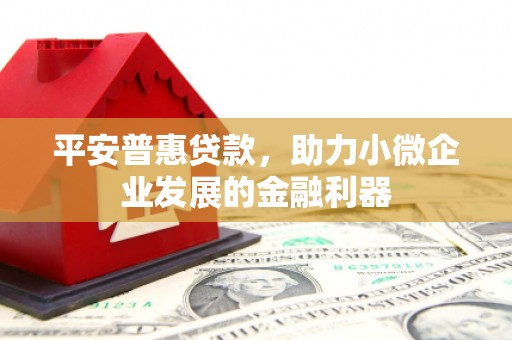 瑞金平安普惠贷款，助力小微企业发展的金融利器