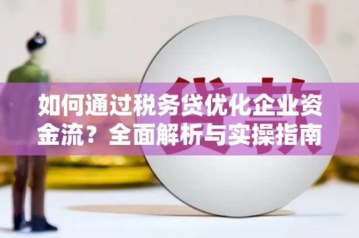 瑞金如何通过税务贷优化企业资金流？全面解析与实操指南