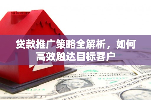 瑞金贷款推广策略全解析，如何高效触达目标客户