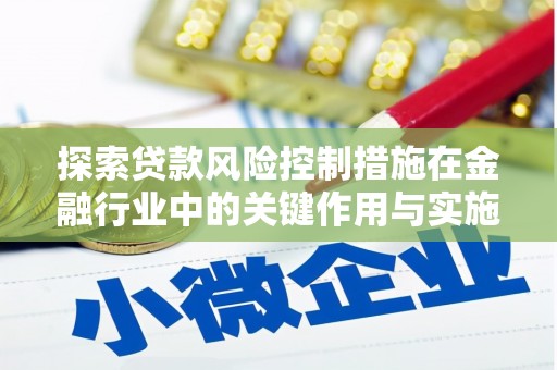 瑞金探索贷款风险控制措施在金融行业中的关键作用与实施策略