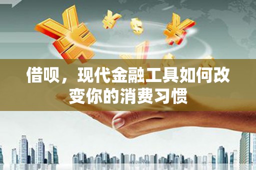 瑞金借呗，现代金融工具如何改变你的消费习惯