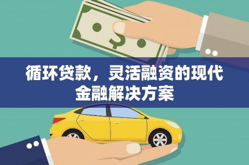 瑞金循环贷款，灵活融资的现代金融解决方案