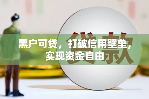 瑞金黑户可贷，打破信用壁垒，实现资金自由