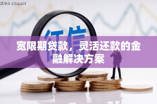 瑞金宽限期贷款，灵活还款的金融解决方案
