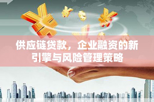 瑞金供应链贷款，企业融资的新引擎与风险管理策略