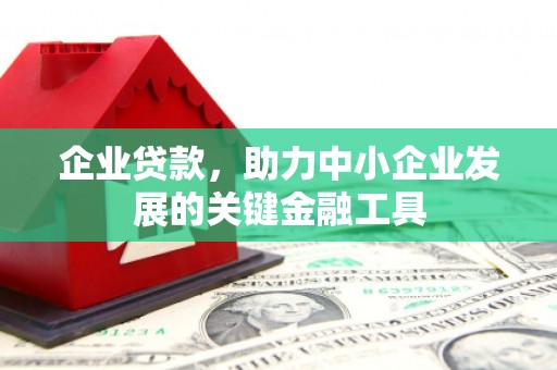 瑞金企业贷款，助力中小企业发展的关键金融工具