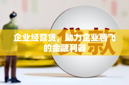 瑞金企业经营贷，助力企业腾飞的金融利器