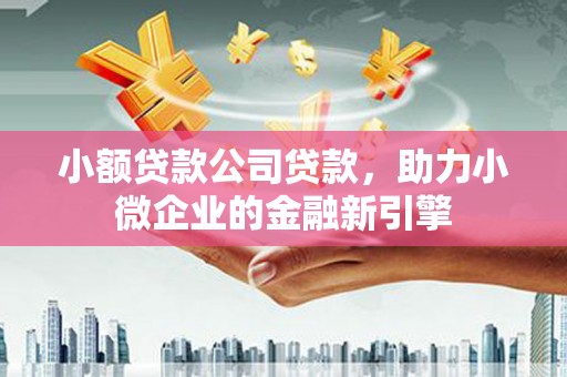 瑞金小额贷款公司贷款，助力小微企业的金融新引擎
