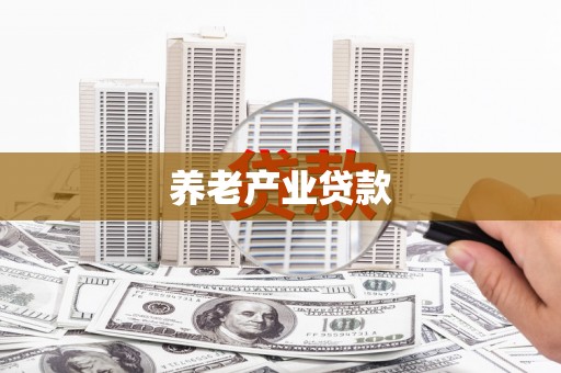 瑞金养老产业贷款