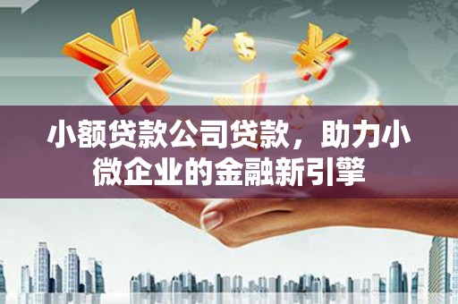瑞金小额贷款公司贷款，助力小微企业的金融新引擎
