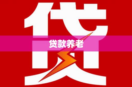 瑞金贷款养老
