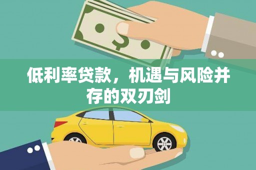瑞金低利率贷款，机遇与风险并存的双刃剑
