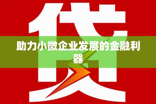 瑞金助力小微企业发展的金融利器