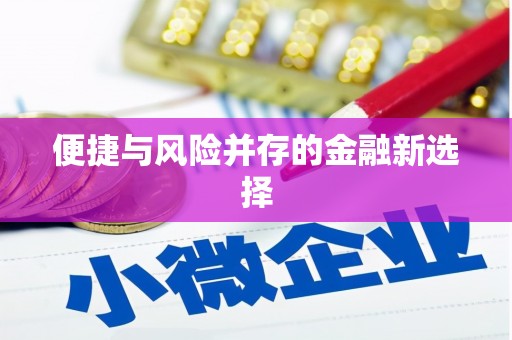 瑞金便捷与风险并存的金融新选择