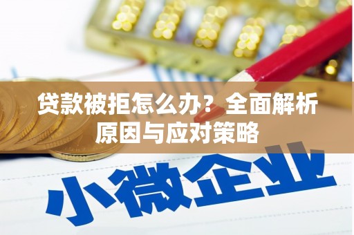 瑞金贷款被拒怎么办？全面解析原因与应对策略