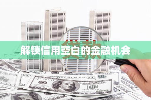 瑞金解锁信用空白的金融机会