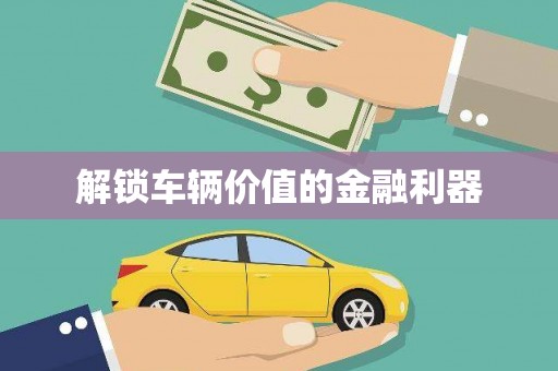 瑞金解锁车辆价值的金融利器